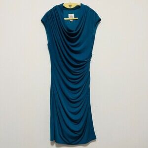 Suzi Chin for Maggy Boutique Long Turquoise Dress